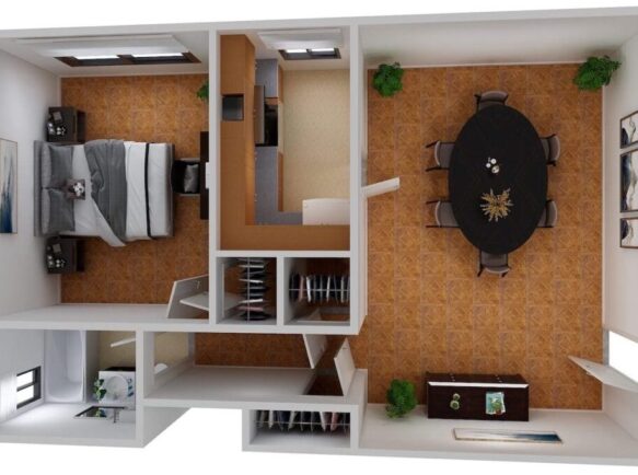 Marble Hall Gardens Baldwin Apartment Sample Floor Plan